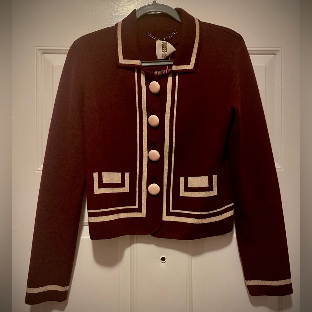 Retro wool cardigan